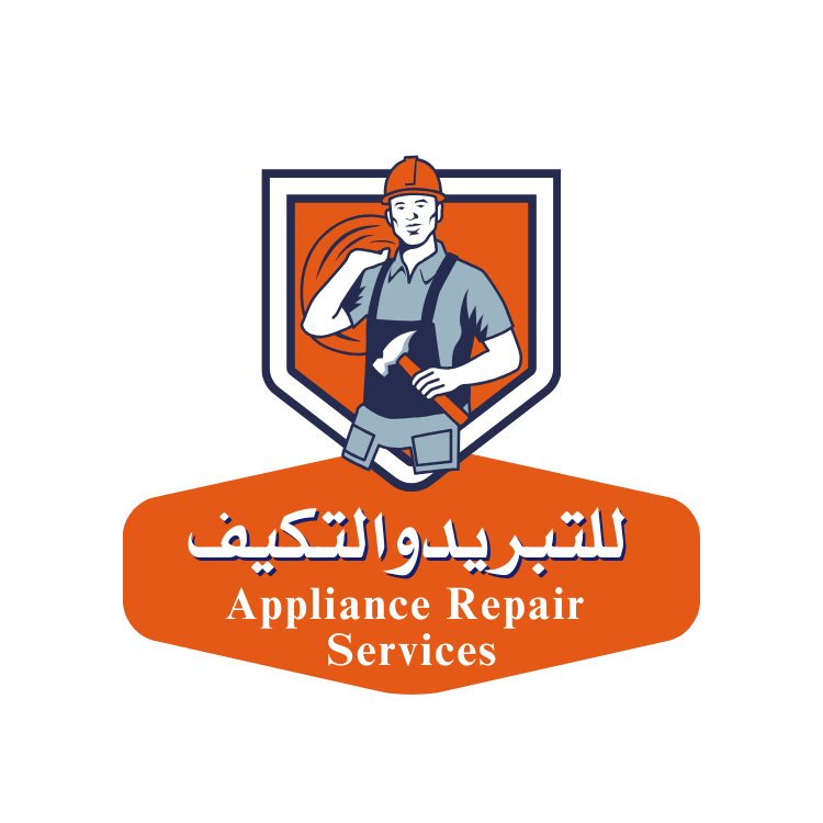 orange and dark purple retro illustrative service logo (2)